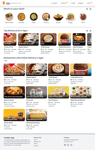 Swiggy-Style Food Ordering UI image 3