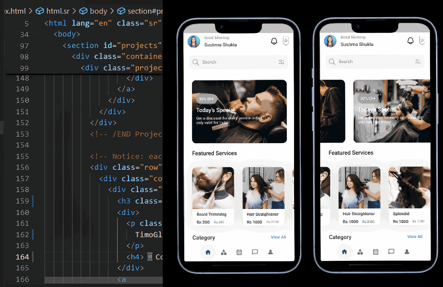 E-Commerce mobile application built with Flutter and Firebase by DevBehindYou